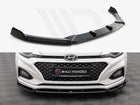 Front Splitter Front Splitter V.2 Hyundai I20 Mk2 Facelift - Wayside Performance 