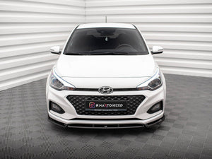 Front Splitter Front Splitter V.2 Hyundai I20 Mk2 Facelift - Wayside Performance 