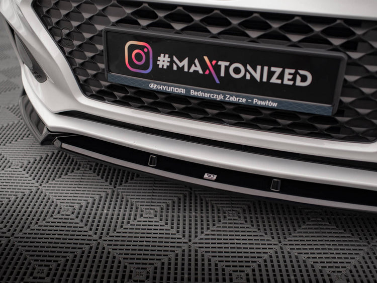 Front Splitter Front Splitter V.2 Hyundai I20 Mk2 Facelift - Wayside Performance 