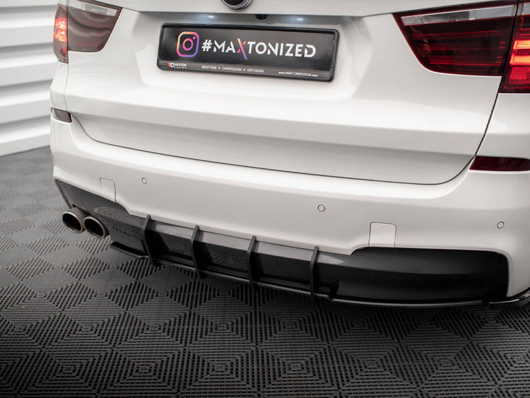 Street PRO Rear Diffuser BMW X3 M-Pack F25 - Wayside Performance 