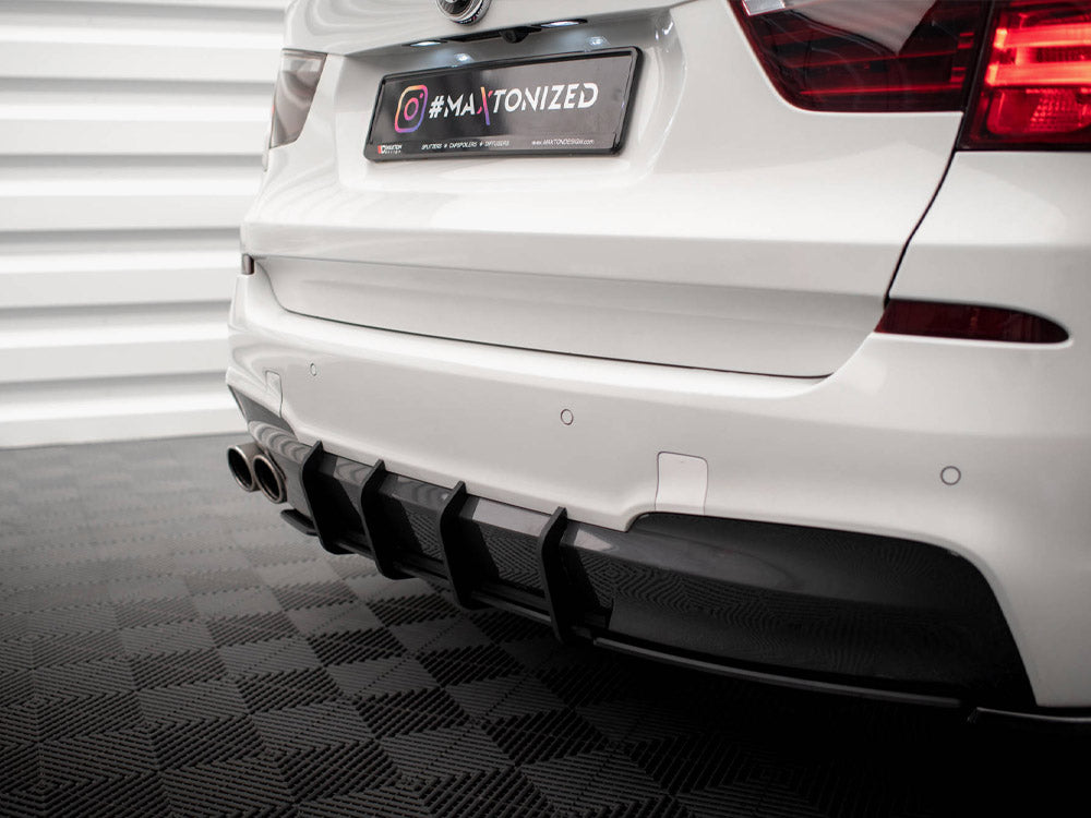 Street PRO Rear Diffuser BMW X3 M-Pack F25 - Wayside Performance 