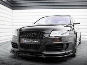 Front Splitter V.2 Audi RS6 Avant C6 - Wayside Performance 