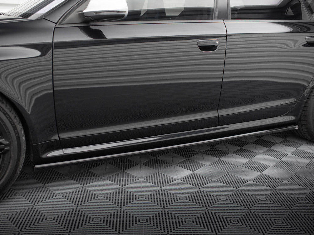 Side Skirts Diffusers V.2 Audi RS6 Avant C6 - Wayside Performance 