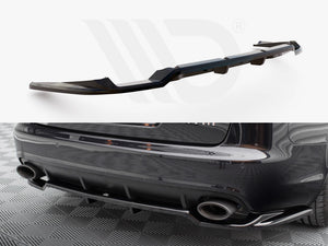 Central Rear Splitter (Vertical Bars) Audi RS6 Avant C6 - Wayside Performance 