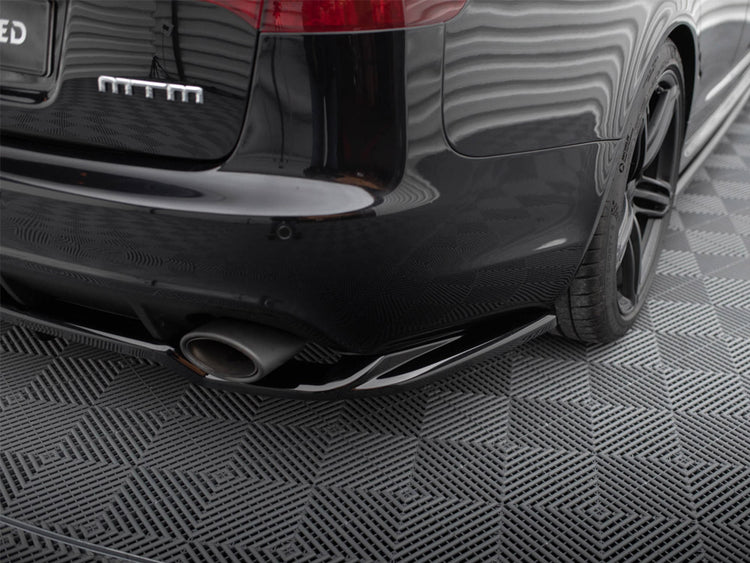 Central Rear Splitter (Vertical Bars) Audi RS6 Avant C6 - Wayside Performance 