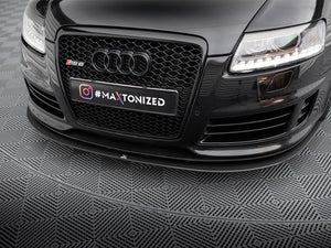 Street PRO Front Splitter Audi RS6 Avant C6 - Wayside Performance 