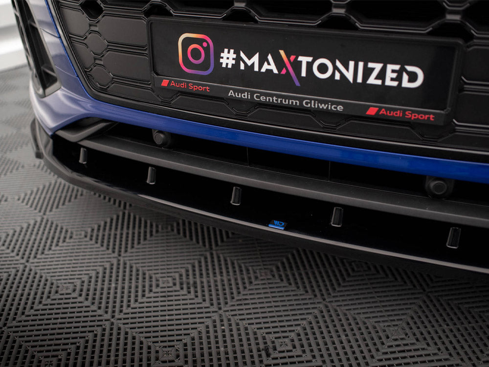 Front Splitter V.2 Audi SQ5 / Q5 S-Line SUV / Sportback Mk2 Facelift - Wayside Performance 