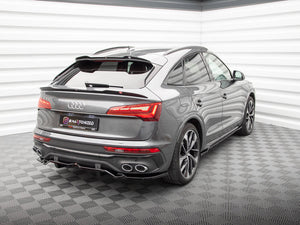 Central Rear Splitter (Vertical Bars) Audi SQ5 Sportback Mk2 Facelift - Wayside Performance 