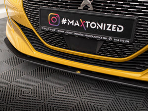 Street PRO Front Splitter Peugeot 208 GT Mk2 - Wayside Performance 
