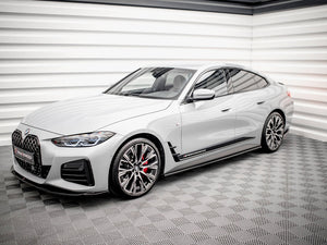 Side Skirts Diffusers V.2 BMW i4 M-Pack G26 - Wayside Performance 
