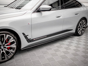 Side Skirts Diffusers V.2 BMW i4 M-Pack G26 - Wayside Performance 