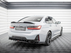 Central Rear Splitter (Vertical Bars) V.1 BMW M340i G20 / G21 Facelift - Wayside Performance 