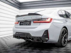 Central Rear Splitter (Vertical Bars) V.1 BMW M340i G20 / G21 Facelift - Wayside Performance 