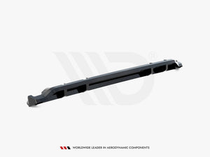 Central Rear Splitter (Vertical Bars) V.1 BMW M340i G20 / G21 Facelift - Wayside Performance 