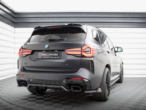 Central Rear Splitter (Vertical Bars) BMW X3 M-Pack G01 Facelift - Wayside Performance 