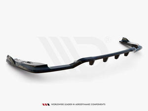 Central Rear Splitter (Vertical Bars) V.2 BMW X4 M40i G02 - Wayside Performance 