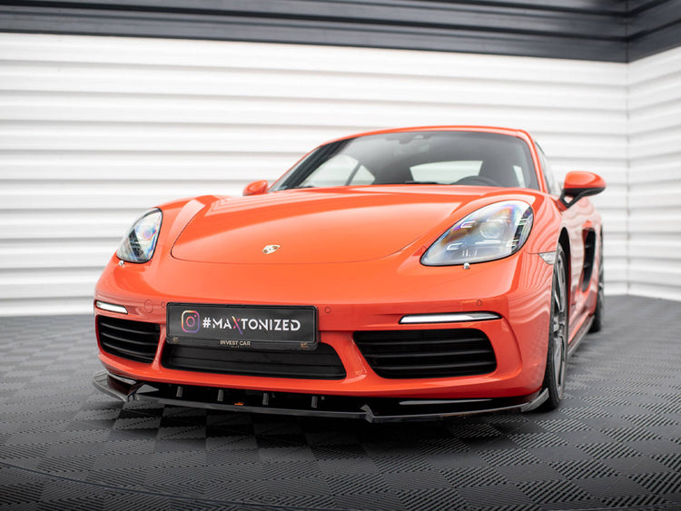 Front Splitter V.1 Porsche 718 Cayman 982c - Wayside Performance 