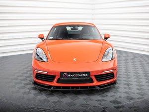 Front Splitter V.1 Porsche 718 Cayman 982c - Wayside Performance 
