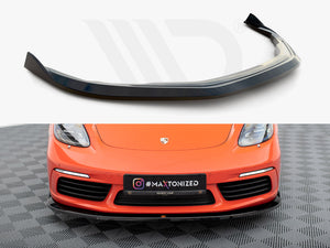 Front Splitter V.2 Porsche 718 Cayman 982c - Wayside Performance 