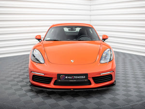 Front Splitter V.2 Porsche 718 Cayman 982c - Wayside Performance 