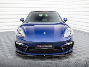 Front Splitter V.1 Porsche Panamera E-Hybrid 971 Facelift - Wayside Performance 