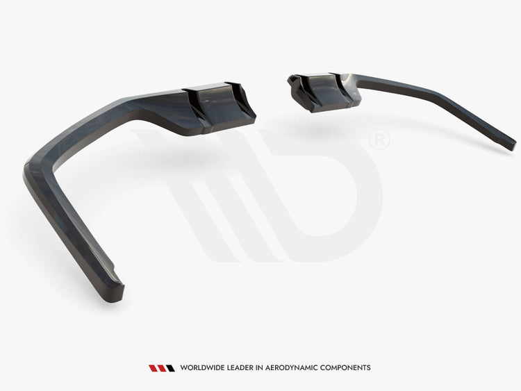 Central Rear Splitter (Vertical Bars) Honda Civic Sport Mk 10 - Wayside Performance 