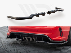 Central Rear Splitter (Vertical Bars) V.1 Honda Civic Type-R Mk 11 - Wayside Performance 