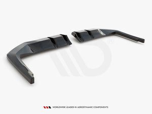 Central Rear Splitter (Vertical Bars) V.1 Honda Civic Type-R Mk 11 - Wayside Performance 