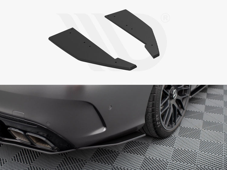 Street Pro Rear Side Splitters Mercedes-AMG C63 Sedan / Estate W205 Facelift - Wayside Performance 