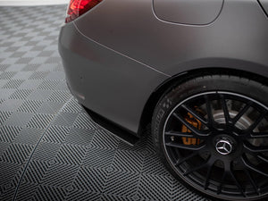 Street Pro Rear Side Splitters Mercedes-AMG C63 Sedan / Estate W205 Facelift - Wayside Performance 