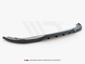 Central Rear Splitter (Vertical Bars) Mercedes-Benz A AMG-Line W176 Facelift - Wayside Performance 