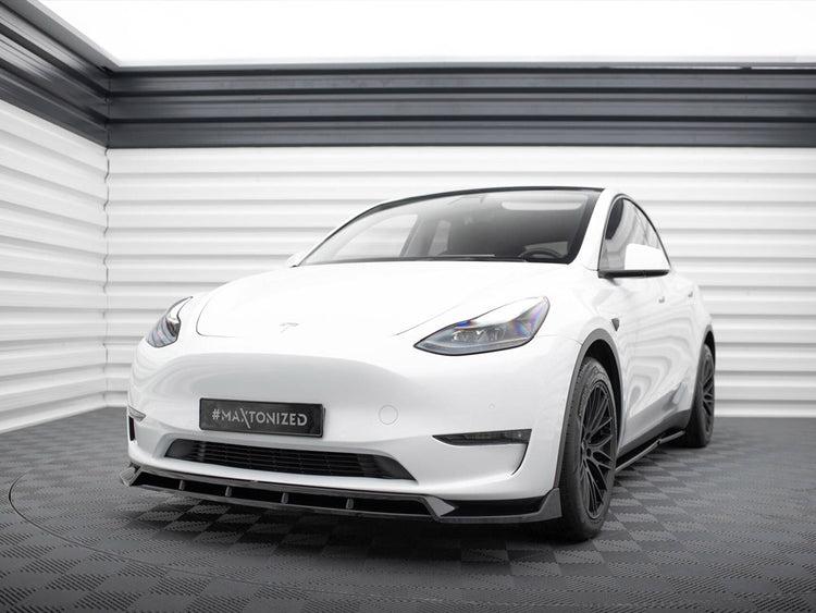 Front Splitter V.2 Tesla Model Y - Wayside Performance 
