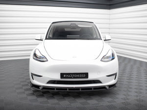 Front Splitter V.2 Tesla Model Y - Wayside Performance 