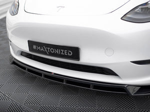 Front Splitter V.2 Tesla Model Y - Wayside Performance 