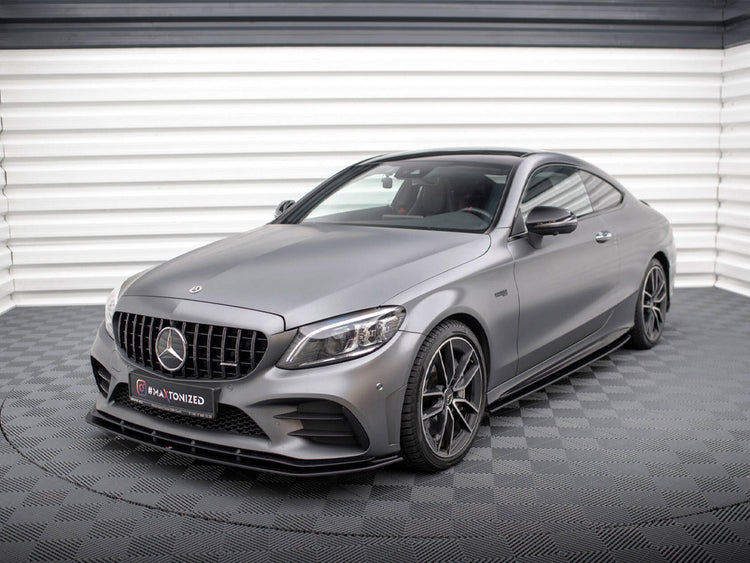 Street PRO Side Skirts Diffusers Mercedes-AMG C43 Coupe C205 Facelift - Wayside Performance 