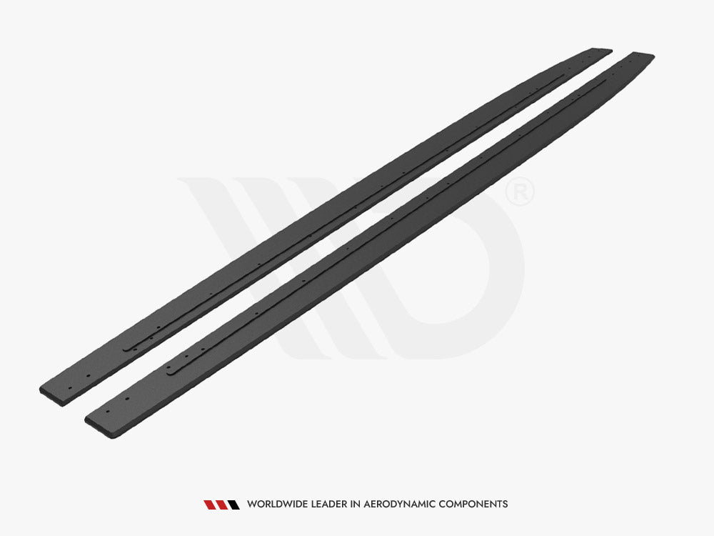 Street PRO Side Skirts Diffusers Mercedes-AMG C43 Coupe C205 Facelift - Wayside Performance 