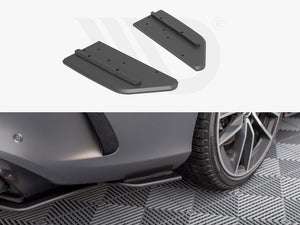 Street Pro Rear Side Splitters Mercedes-AMG C43 Coupe C205 Facelift - Wayside Performance 