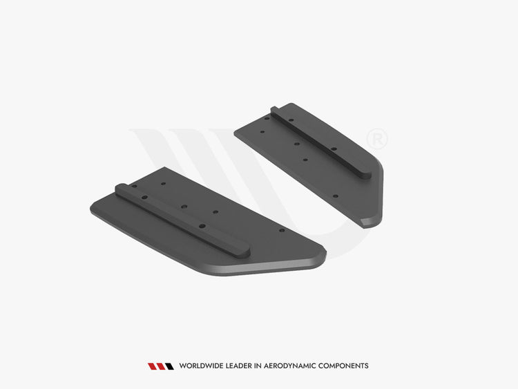 Street Pro Rear Side Splitters Mercedes-AMG C43 Coupe C205 Facelift - Wayside Performance 