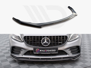 Front Splitter V.1 Mercedes-AMG C43 Coupe / Sedan C205 / W205 Facelift - Wayside Performance 
