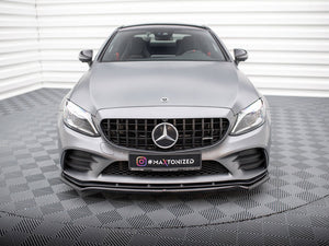Front Splitter V.1 Mercedes-AMG C43 Coupe / Sedan C205 / W205 Facelift - Wayside Performance 