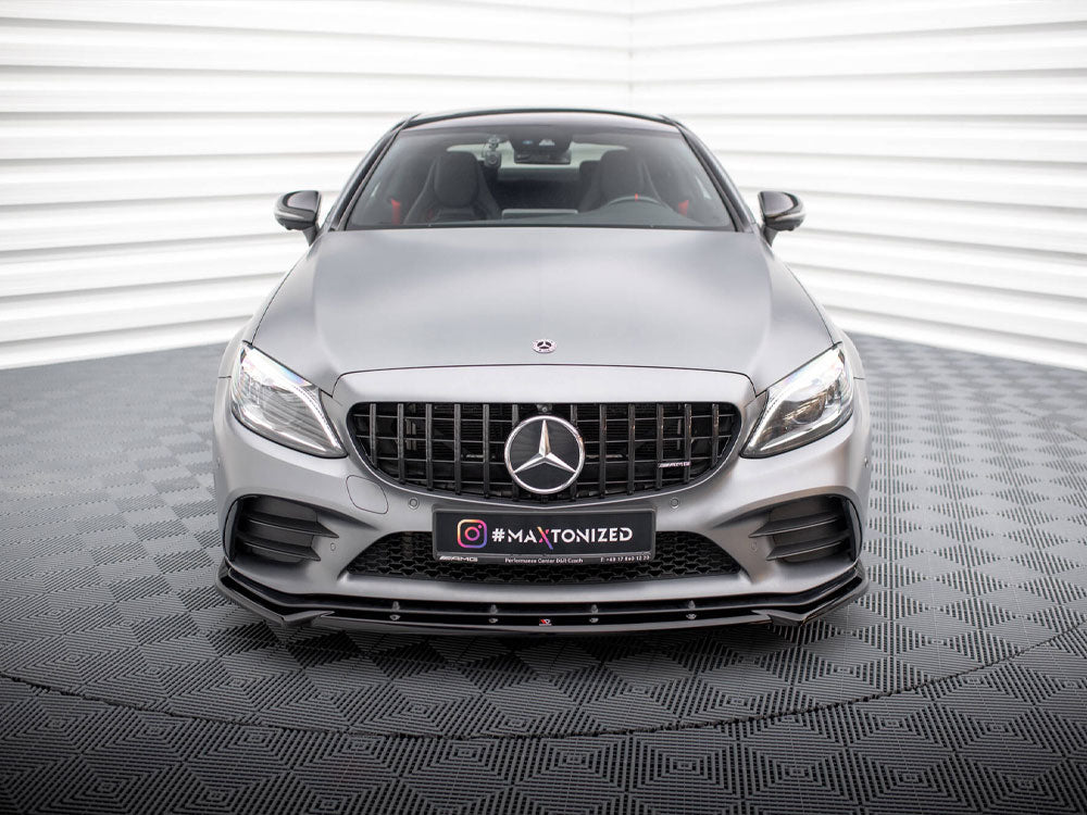 Front Splitter V.2 Mercedes-AMG C43 Coupe / Sedan C205 / W205 Facelift - Wayside Performance 