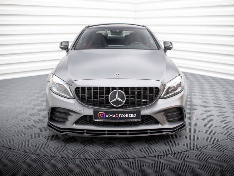 Front Splitter V.2 Mercedes-AMG C43 Coupe / Sedan C205 / W205 Facelift - Wayside Performance 
