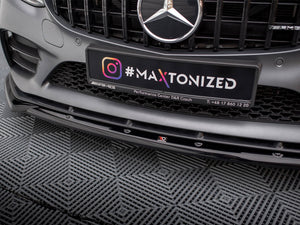 Front Splitter V.2 Mercedes-AMG C43 Coupe / Sedan C205 / W205 Facelift - Wayside Performance 