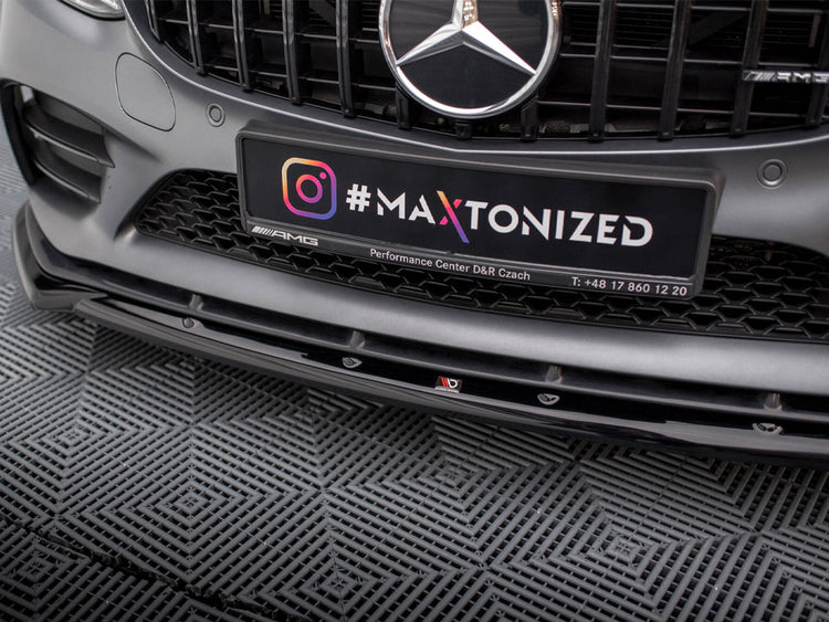 Front Splitter V.2 Mercedes-AMG C43 Coupe / Sedan C205 / W205 Facelift - Wayside Performance 