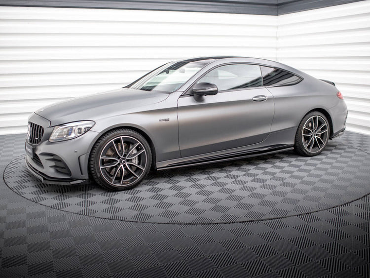 Side Skirts Diffusers Mercedes-AMG C43 Coupe C205 Facelift - Wayside Performance 