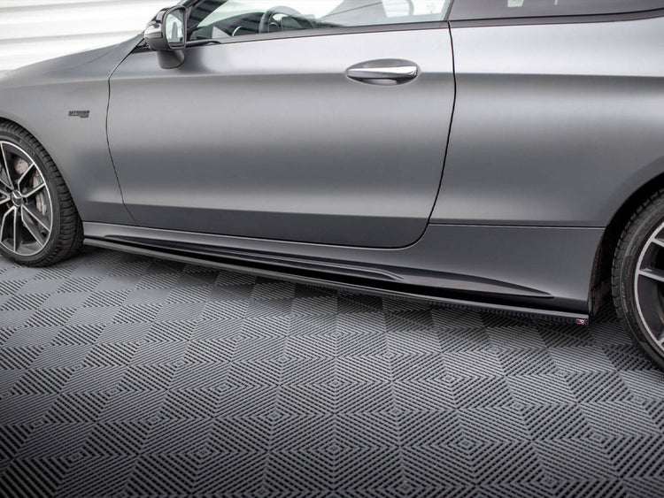 Side Skirts Diffusers Mercedes-AMG C43 Coupe C205 Facelift - Wayside Performance 