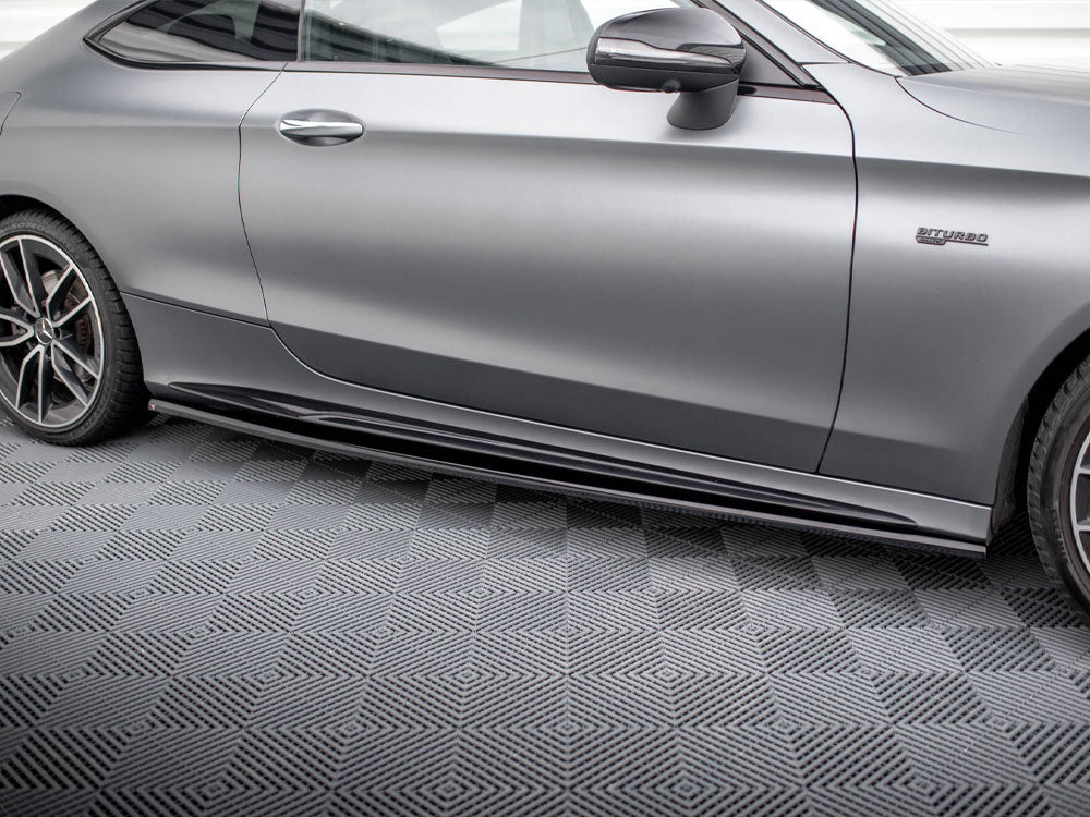 Side Skirts Diffusers Mercedes-AMG C43 Coupe C205 Facelift - Wayside Performance 