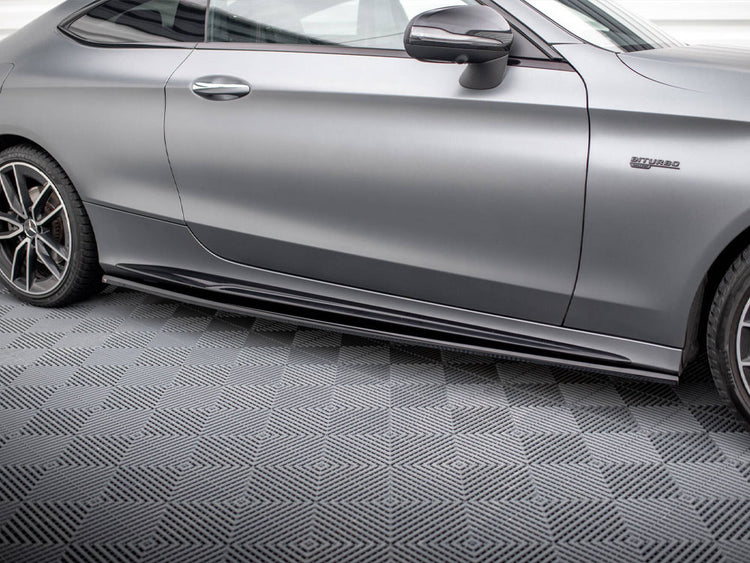 Side Skirts Diffusers Mercedes-AMG C43 Coupe C205 Facelift - Wayside Performance 