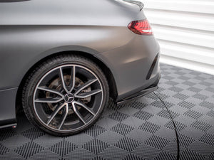 Central Rear Splitter (Vertical Bars) Mercedes-AMG C43 Coupe C205 Facelift - Wayside Performance 