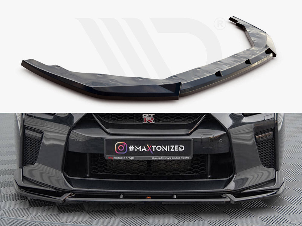 Front Splitter V.2 Nissan GTR R35 2nd Facelift - Wayside Performance 